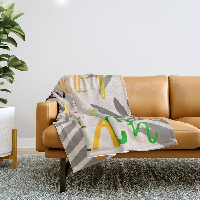 Meet Me at the Beach 2 Throw Blanket Gallery Image 1