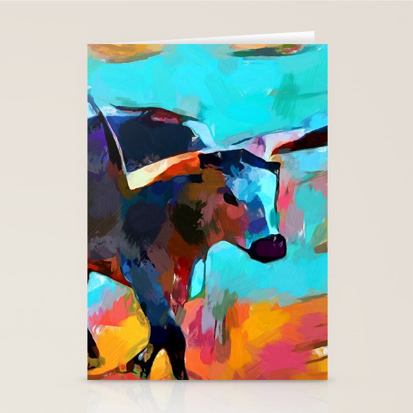 Texas Longhorn Stationery Card Gallery Image 2