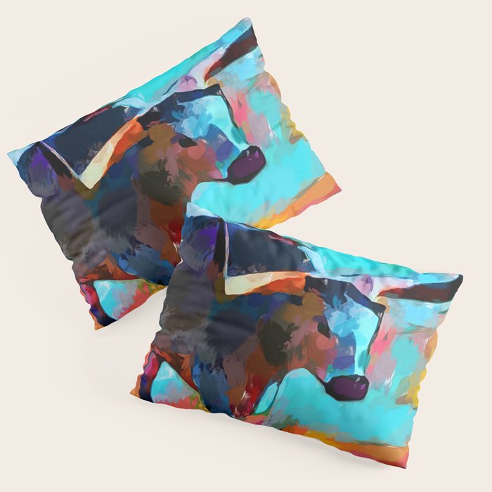 Texas Longhorn Pillow Sham Gallery Image 1