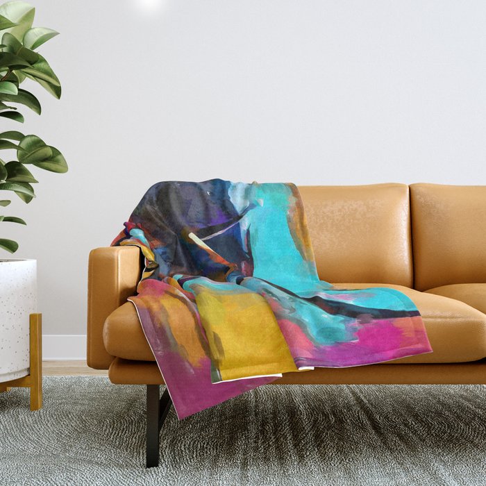 Texas Longhorn Throw Blanket Gallery Image 1