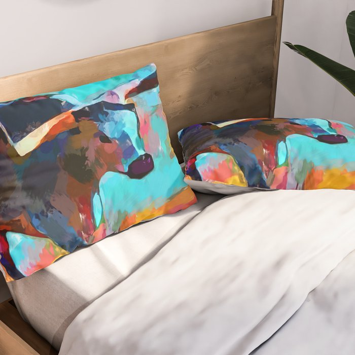 Texas Longhorn Pillow Sham Gallery Image 2