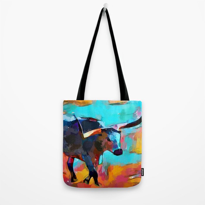 Texas Longhorn Tote Bag Gallery Image 2