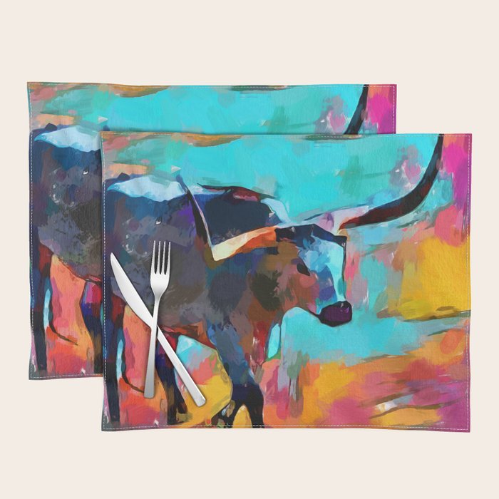 Texas Longhorn Placemat Gallery Image 1