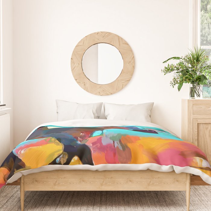 Texas Longhorn Duvet Cover Gallery Image 3