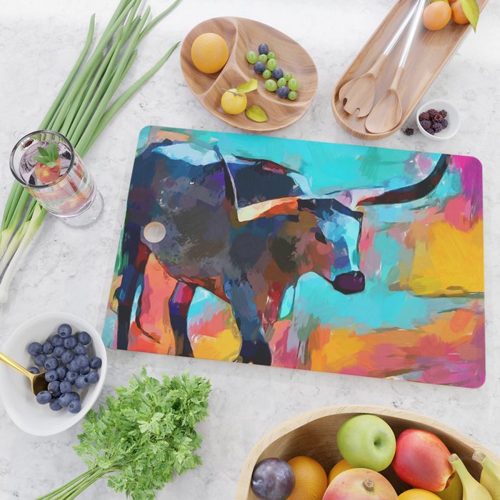 Texas Longhorn Cutting Board Gallery Image 2