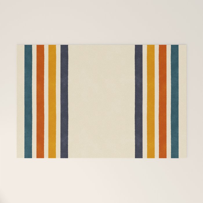 Blanket Stripe - classic Welcome Mat Gallery Image 1