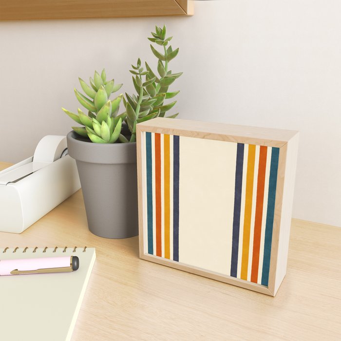 Blanket Stripe - classic Mini Art Print Gallery Image 2