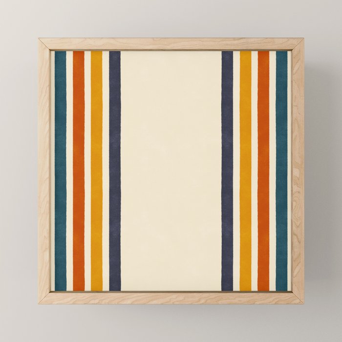 Blanket Stripe - classic Mini Art Print Gallery Image 1