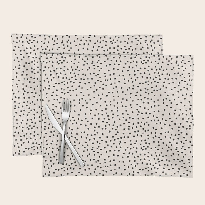 Simply dots - neutral  Placemat Gallery Image 1