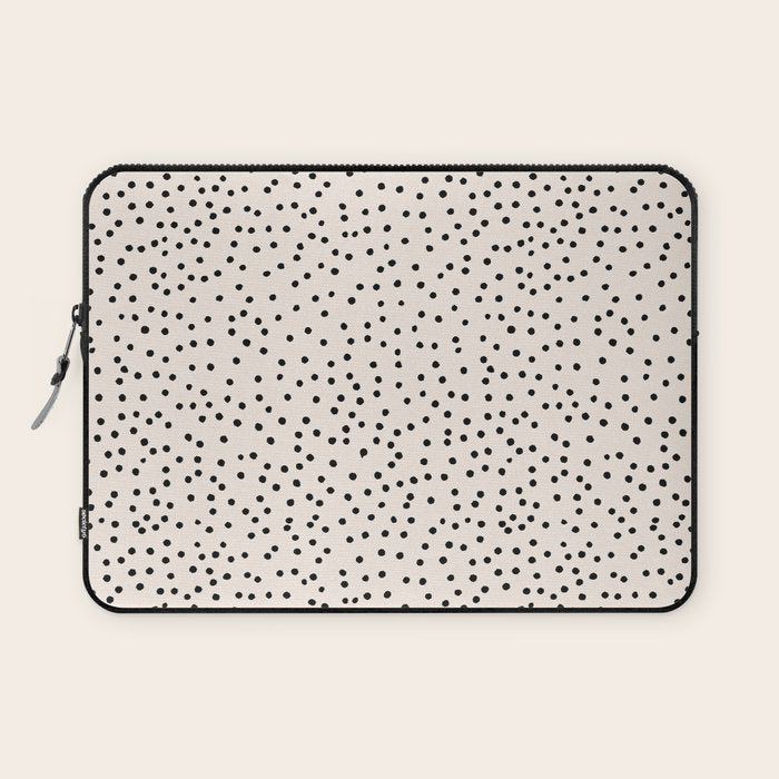 Simply dots - neutral  Laptop Sleeve Gallery Image 1