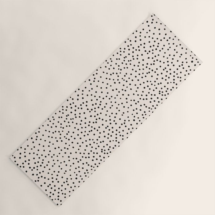 Simply dots - neutral  Yoga Mat Gallery Image 1