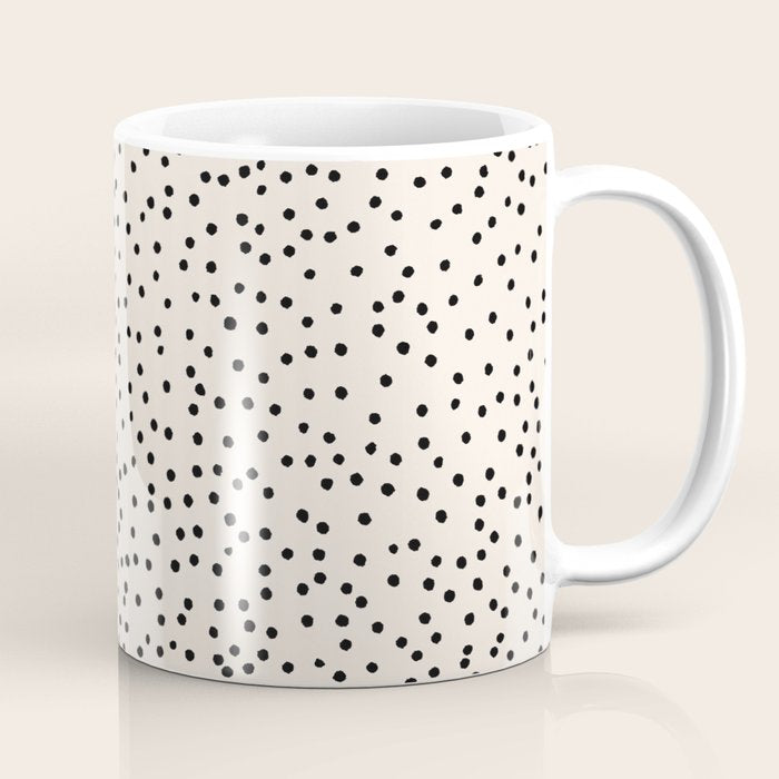 Simply dots - neutral  Coffee Mug Gallery Image 1