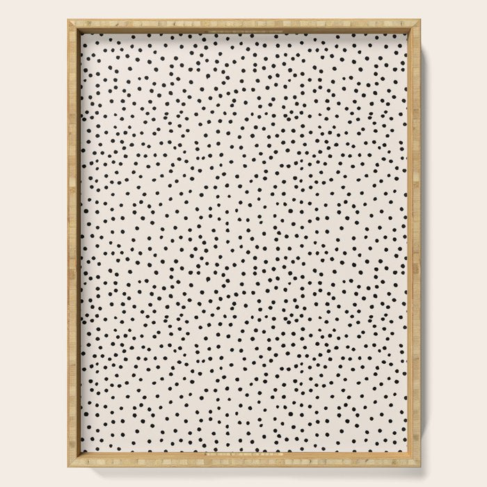 Simply dots - neutral  Serving Tray Gallery Image 1