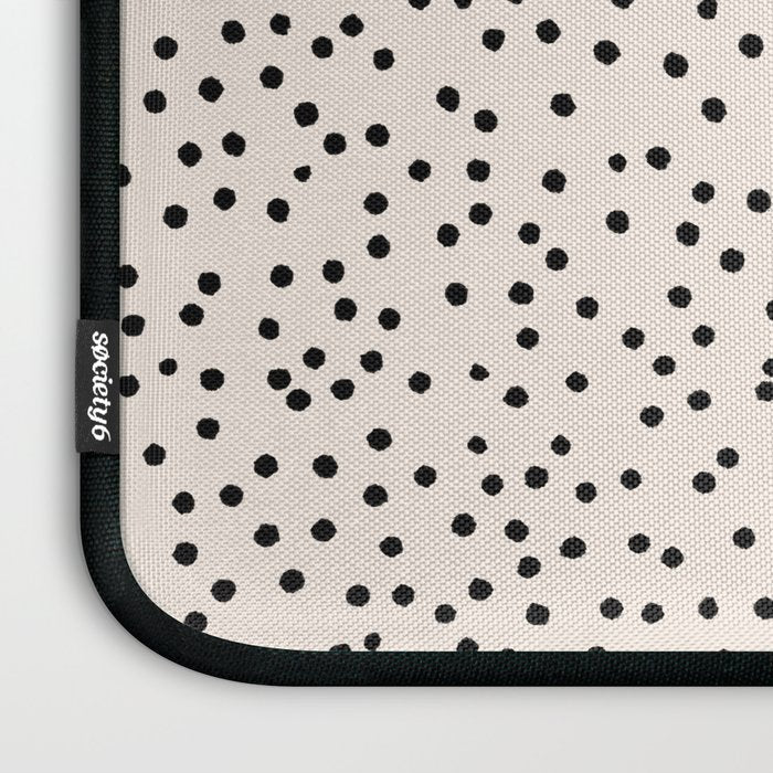 Simply dots - neutral  Laptop Sleeve Gallery Image 3