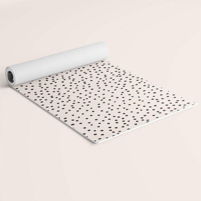 Simply dots - neutral  Yoga Mat Gallery Image 2
