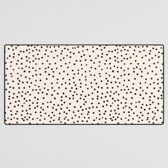 Simply dots - neutral  Desk Mat Gallery Image 3