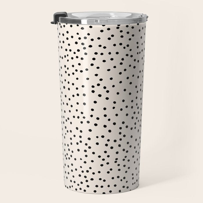 Simply dots - neutral  Travel Mug Gallery Image 3
