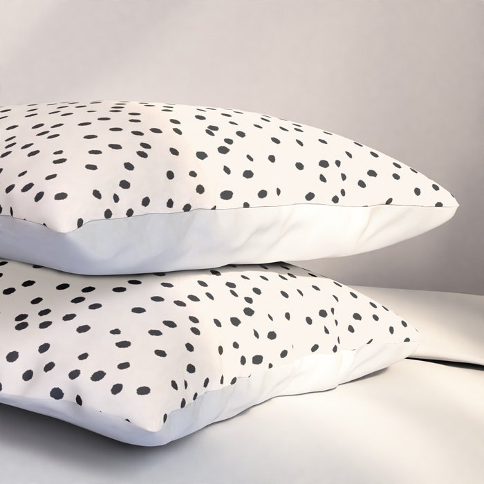 Simply dots - neutral  Pillow Sham Gallery Image 3