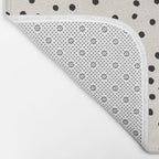 Simply dots - neutral  Bath Mat Gallery Image 2