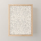 Simply dots - neutral  Mini Art Print Gallery Image 1