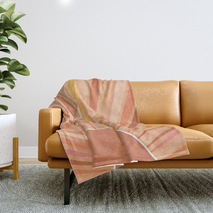 Dessert Sunset Throw Blanket Gallery Image 1