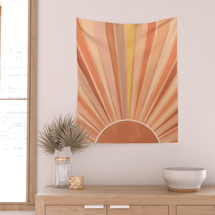 Dessert Sunset Wall Tapestry Gallery Image 2