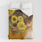 Sunflower Lady Duvet Cover Gallery Image 6