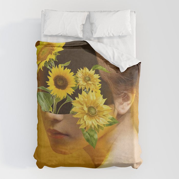 Sunflower Lady Duvet Cover Gallery Image 6