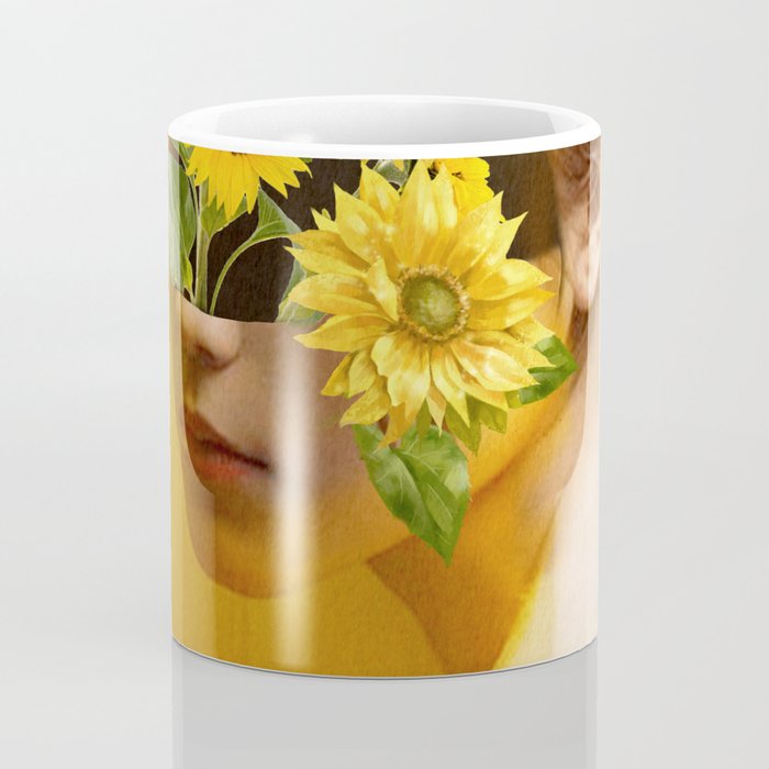 Sunflower Lady Coffee Mug Gallery Image 4