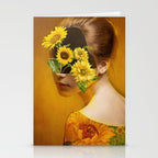 Sunflower Lady Stationery Card Gallery Image 2