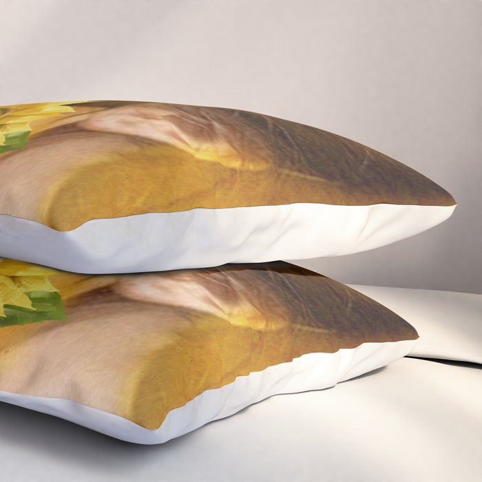 Sunflower Lady Pillow Sham Gallery Image 3
