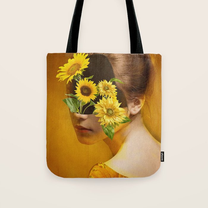 Sunflower Lady Tote Bag Gallery Image 1