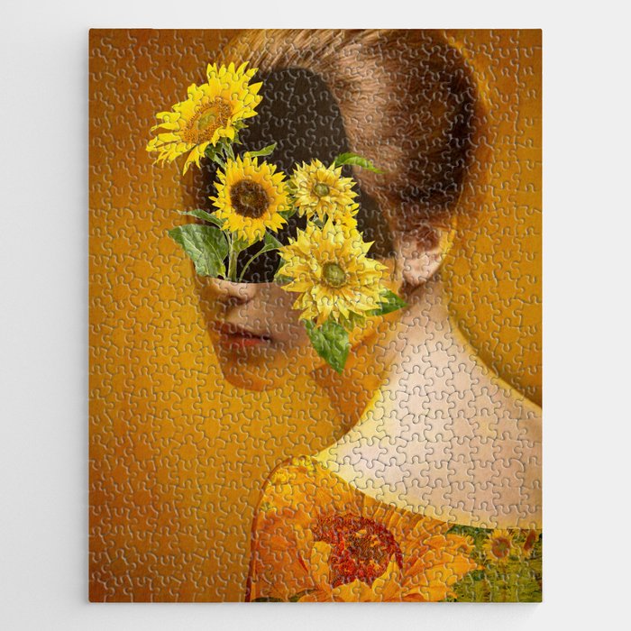 Sunflower Lady Jigsaw Puzzle Gallery Image 1
