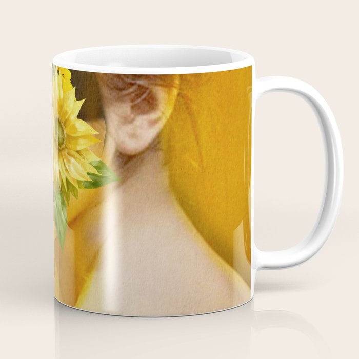 Sunflower Lady Coffee Mug Gallery Image 1