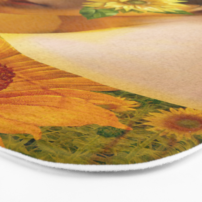Sunflower Lady Bath Mat Gallery Image 3
