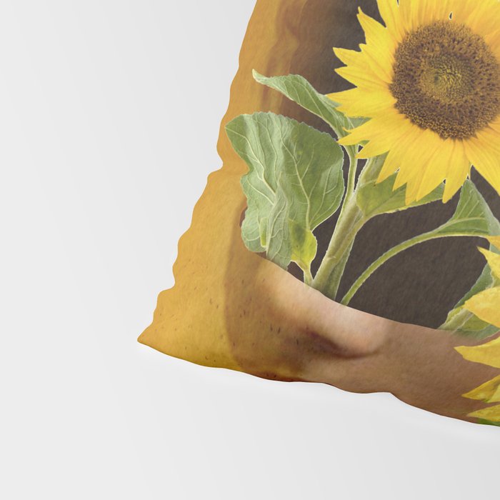 Sunflower Lady Pillow Sham Gallery Image 4