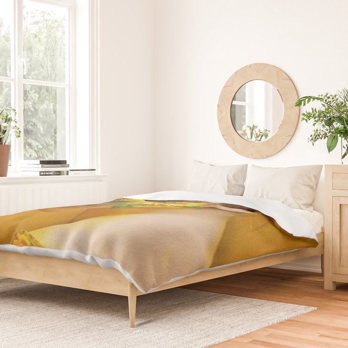 Sunflower Lady Duvet Cover Gallery Image 2