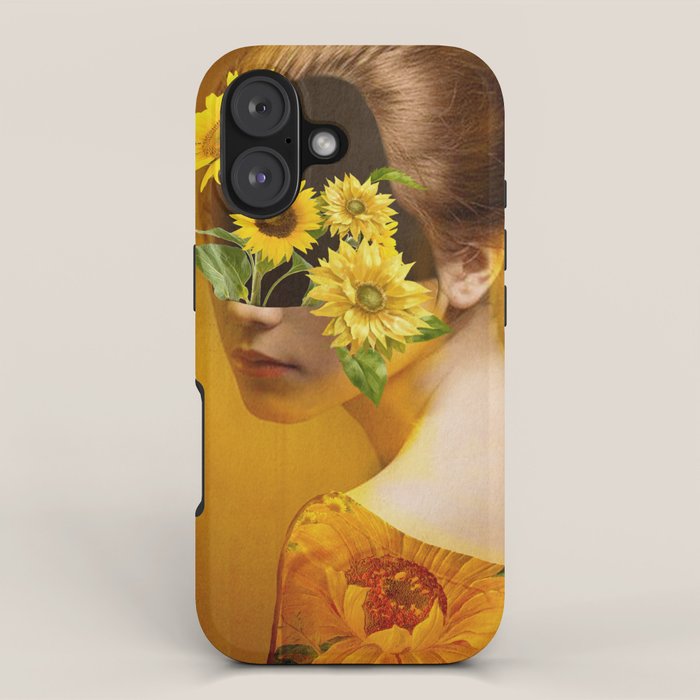 Sunflower Lady iPhone Case Gallery Image 1
