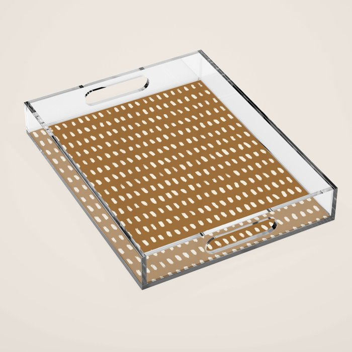 Simple Hand Drawn Pattern #12 Acrylic Tray Gallery Image 1
