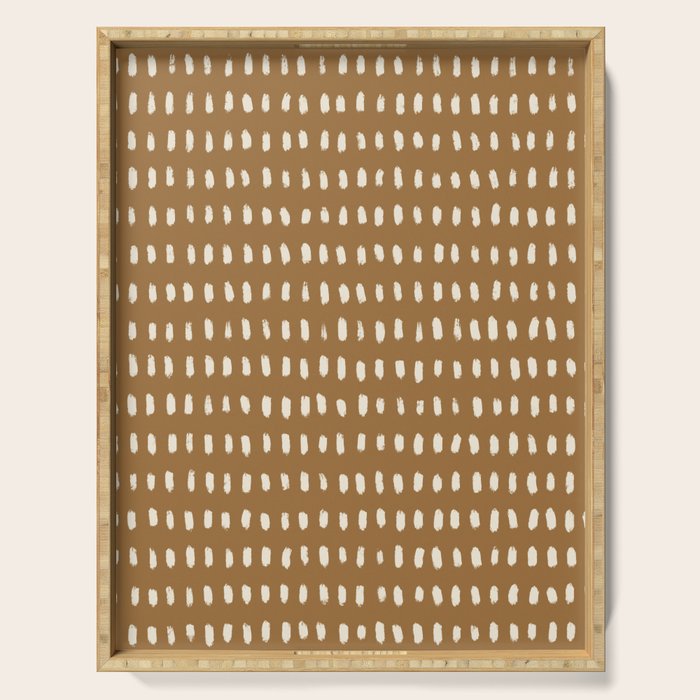 Simple Hand Drawn Pattern #12 Serving Tray Gallery Image 1