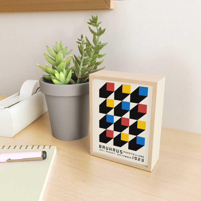 Vintage poster-Bauhaus Juli-September 1923. Mini Art Print Gallery Image 2