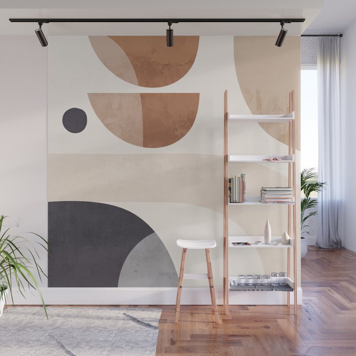 Modern Abstract Art 5 Wall Mural Gallery Image 1