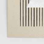 Triangle black and white Stripes Poster Gallery Image 3