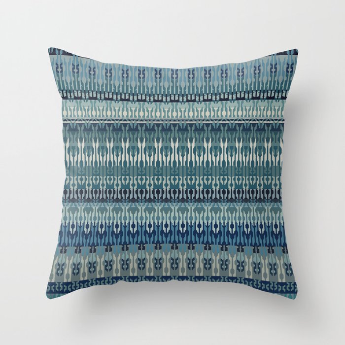 Ethnic Stripes Throw Pillow Gallery Image 1