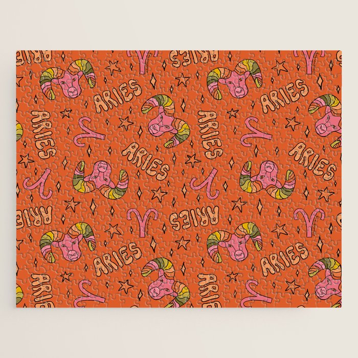 Aries Print Jigsaw Puzzle Gallery Image 1