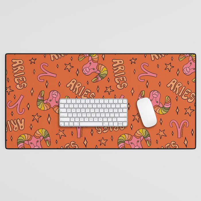 Aries Print Desk Mat Gallery Image 1