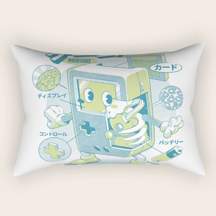 Game Anatomy Rectangular Pillow Gallery Image 2