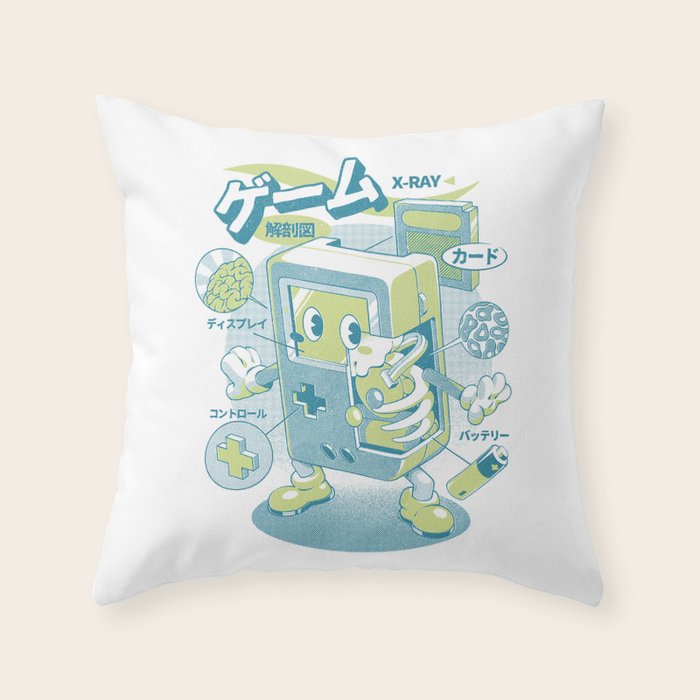 Game Anatomy Throw Pillow Gallery Image 6