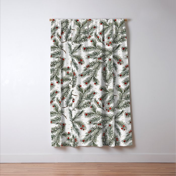 Evergreen Elegance Window Curtain Gallery Image 3
