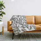 Evergreen Elegance Throw Blanket Gallery Image 1
